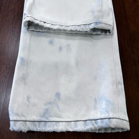 Just Cavalli Light Wash Beaded Snake Slim Fit Jeans 32x34 Italy Designer Denim - Picture 14 of 15